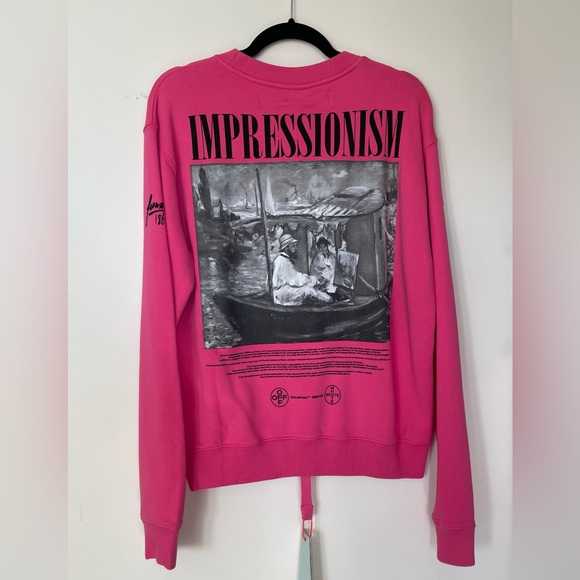 Off-White c/o Virgil Abloh “Impressionism” crewneck - Picture 3 of 4